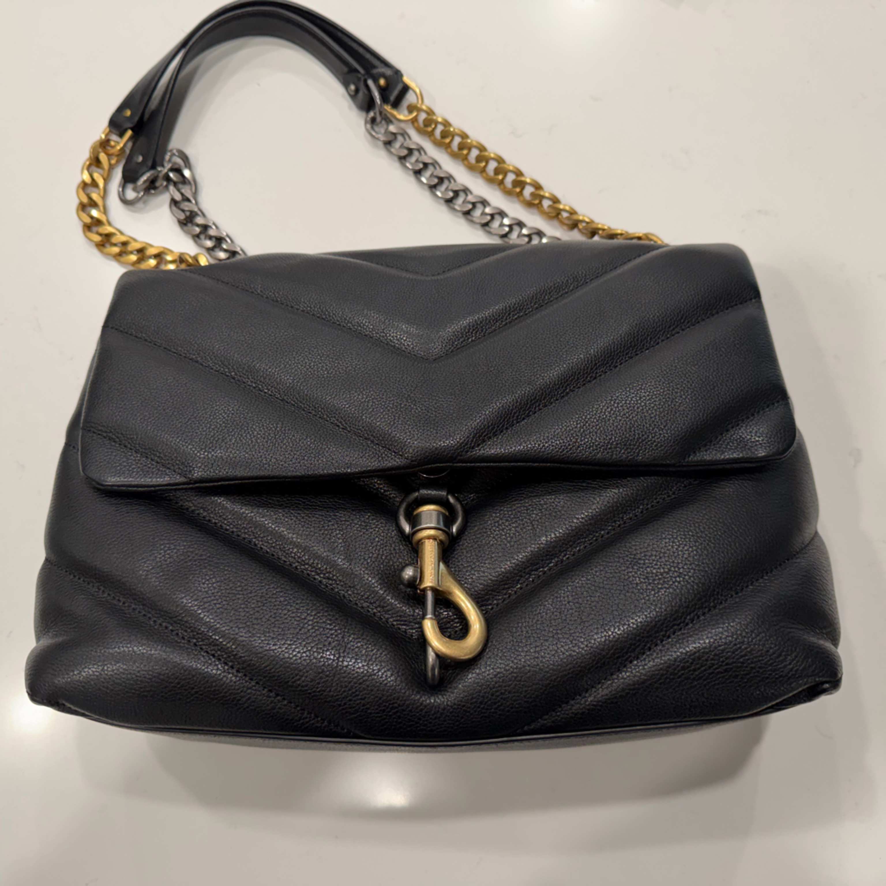 Rebecca Minkoff Luxury Black Leather Bag